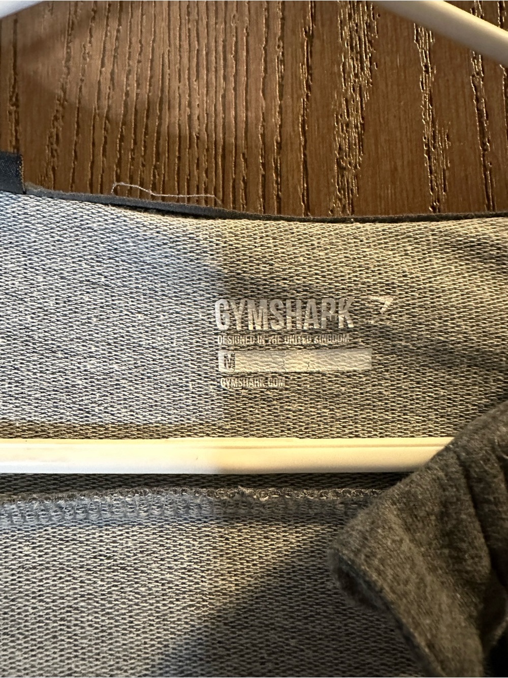 Gymshark Gray Pullover Hoodie with Subtle Logo View 3